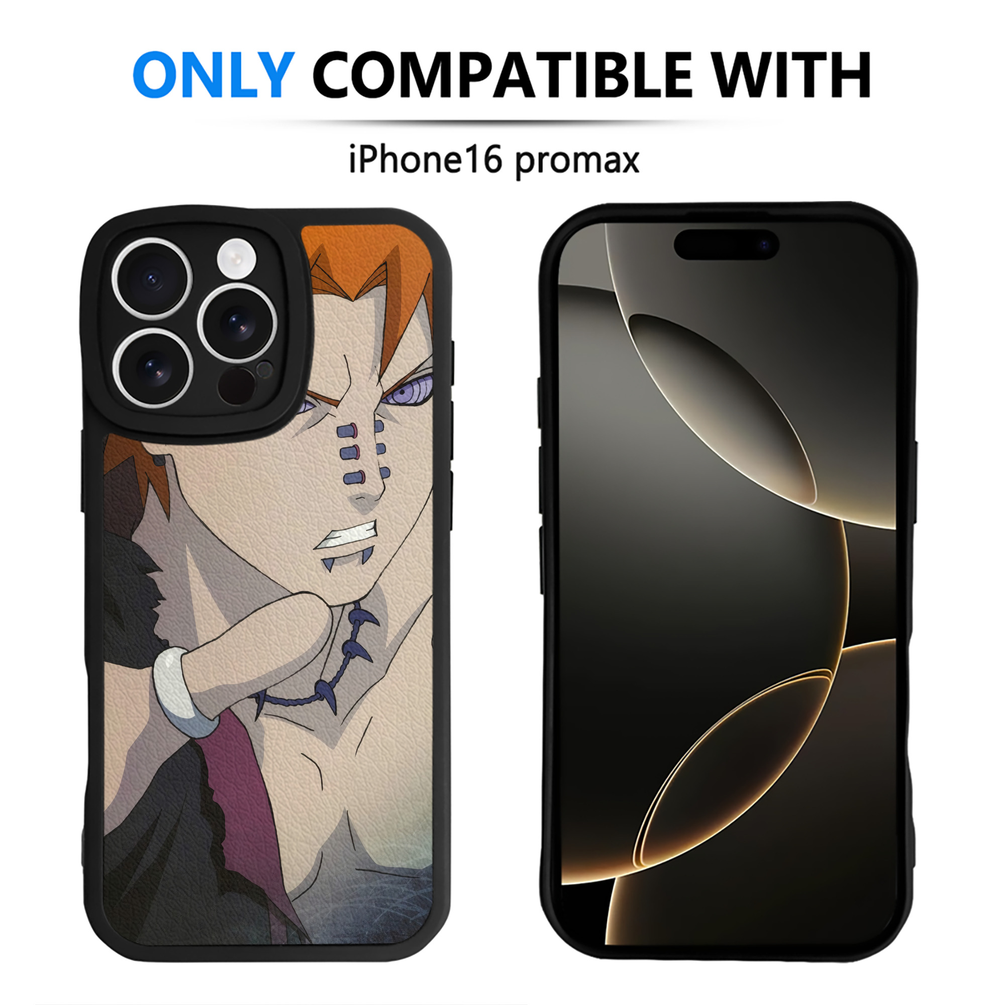 （画像用） NARUTO -ナルト- NARUTO -ナルト- 疾風伝 【iPhone 16シリーズ対応】シリコンスマホケース（レザー調） 材質：シリコン